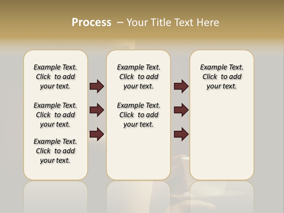 Enjoyment Mug Sensuality PowerPoint Template