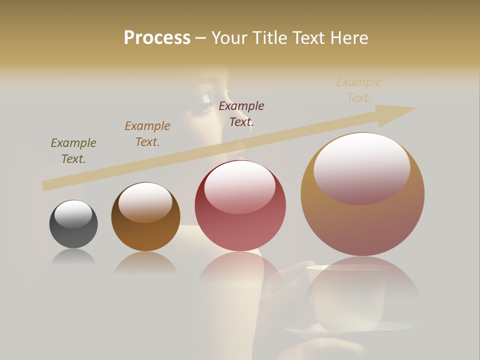 Enjoyment Mug Sensuality PowerPoint Template