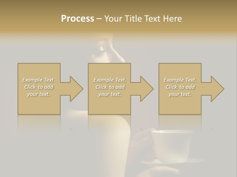 Enjoyment Mug Sensuality PowerPoint Template