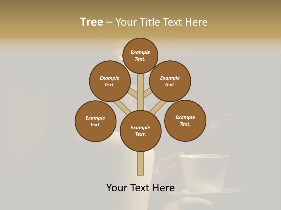 Enjoyment Mug Sensuality PowerPoint Template