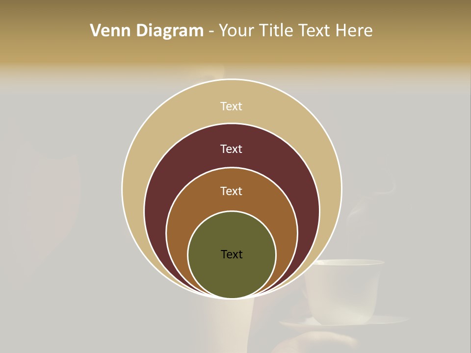 Enjoyment Mug Sensuality PowerPoint Template