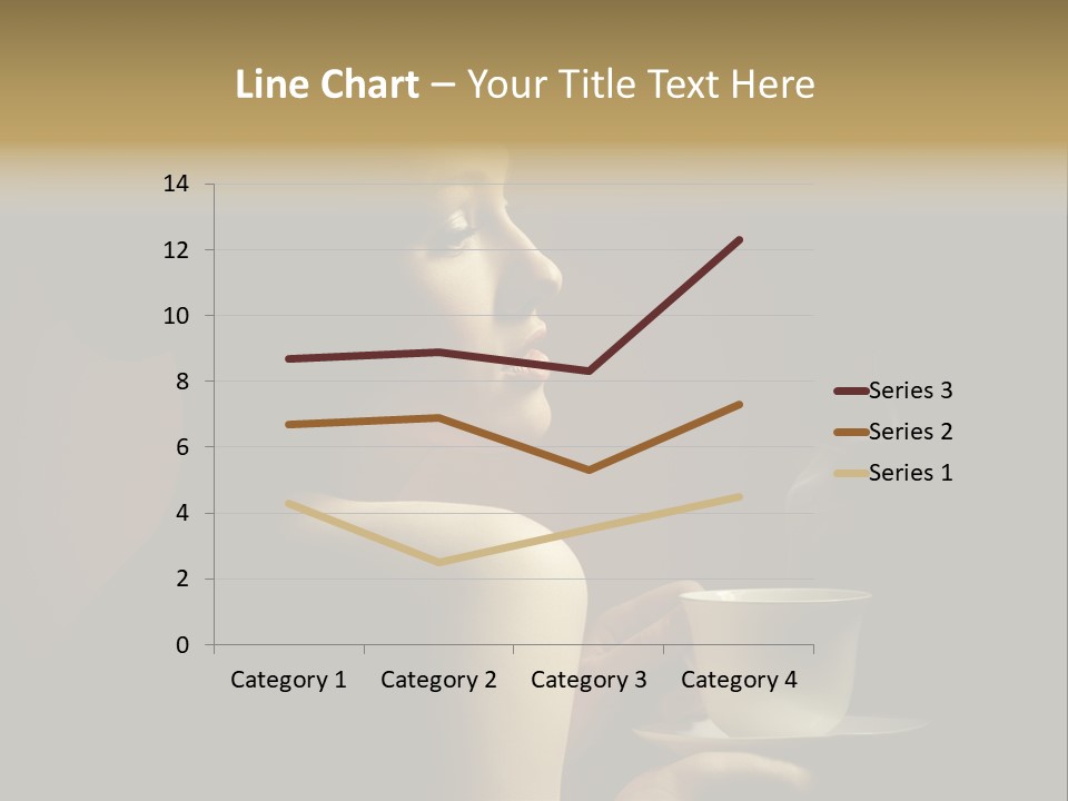Enjoyment Mug Sensuality PowerPoint Template