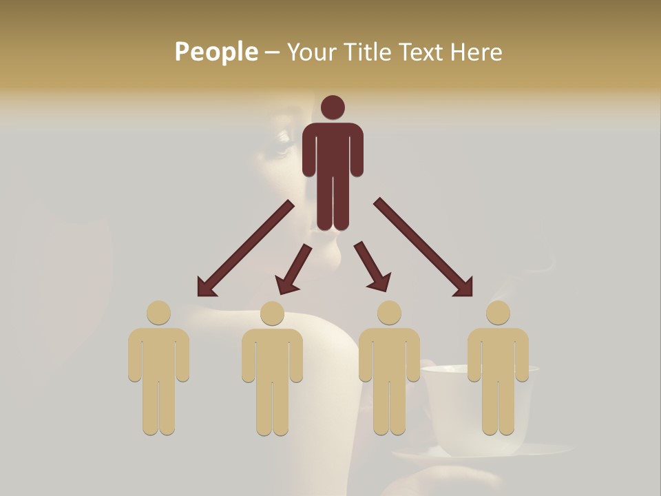 Enjoyment Mug Sensuality PowerPoint Template