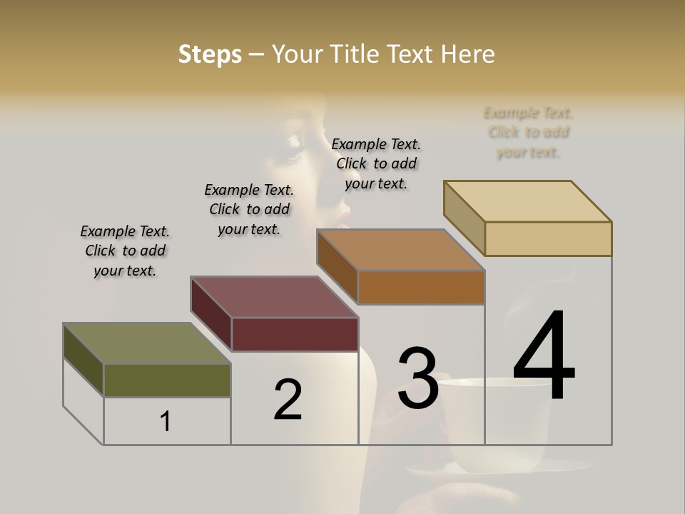 Enjoyment Mug Sensuality PowerPoint Template