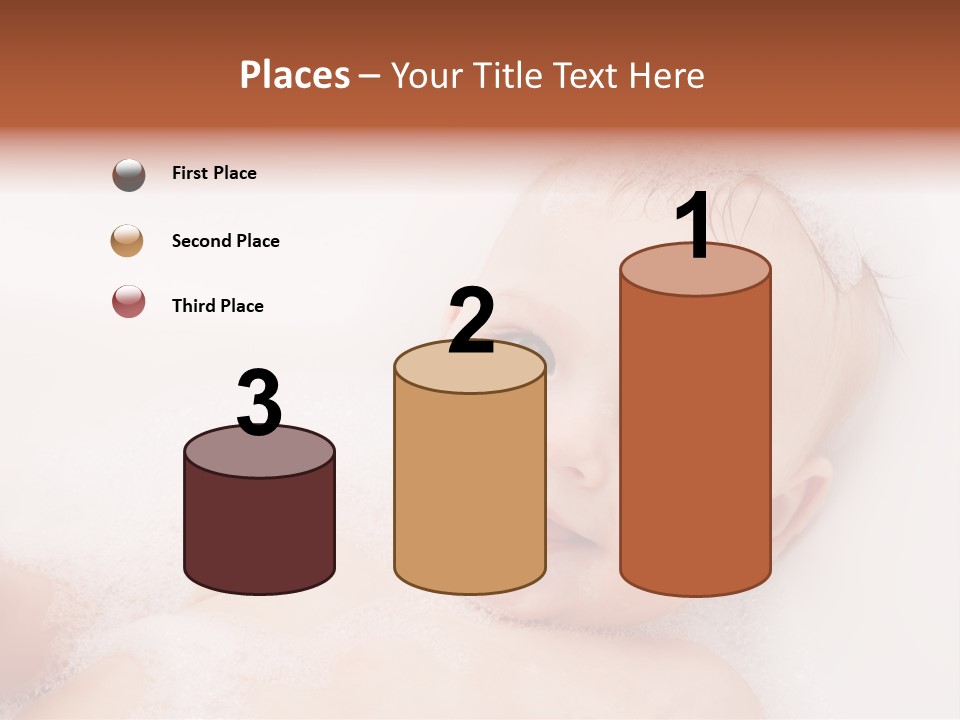 Toddler Boy Portrait PowerPoint Template