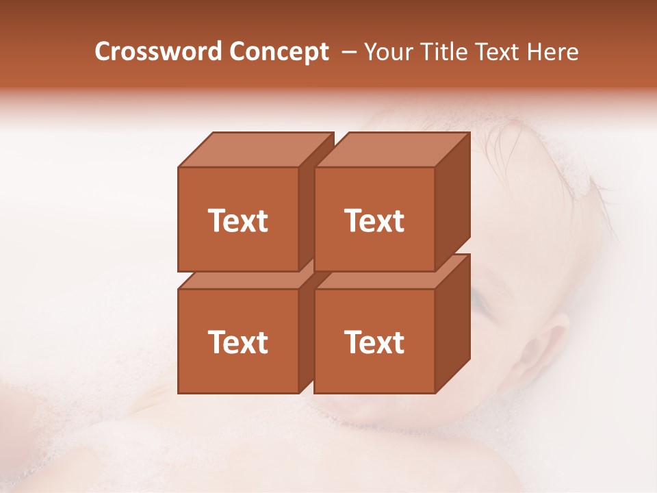 Toddler Boy Portrait PowerPoint Template