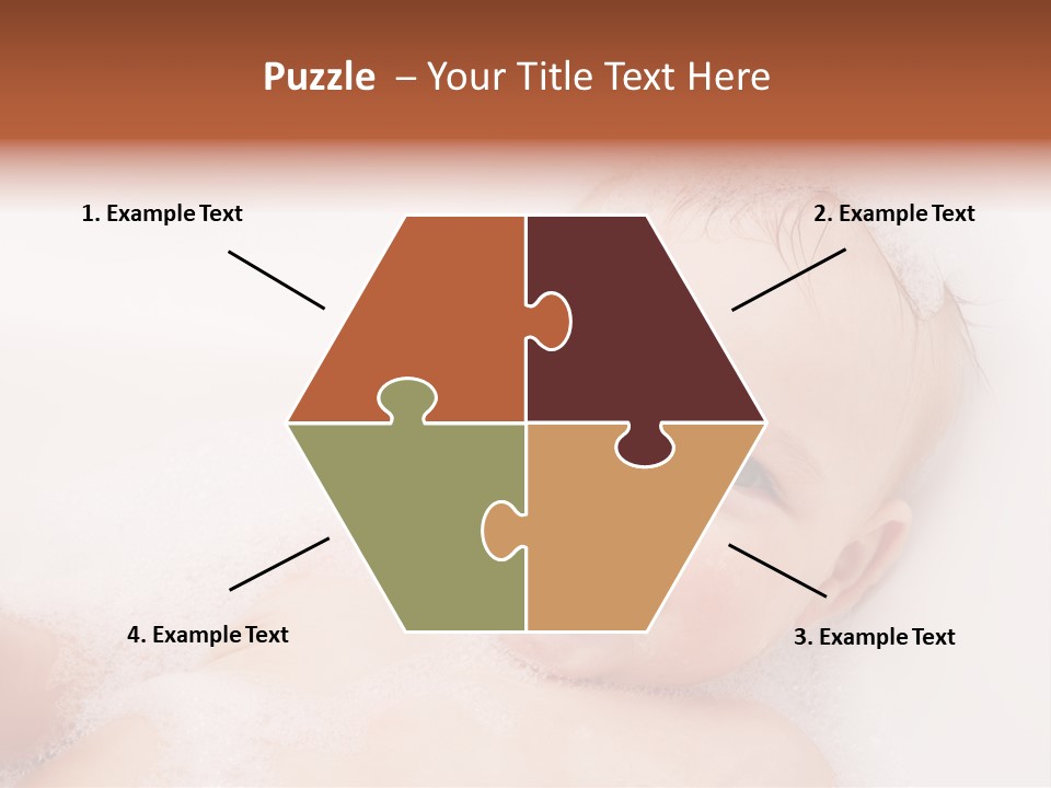 Toddler Boy Portrait PowerPoint Template