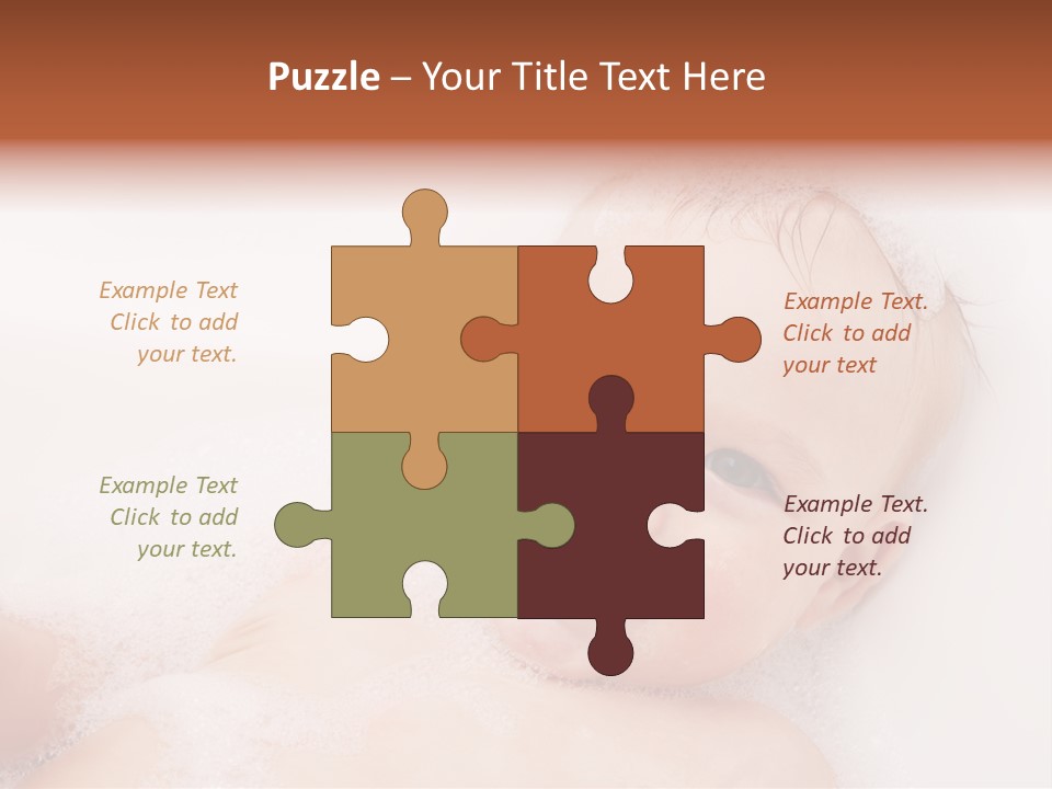 Toddler Boy Portrait PowerPoint Template