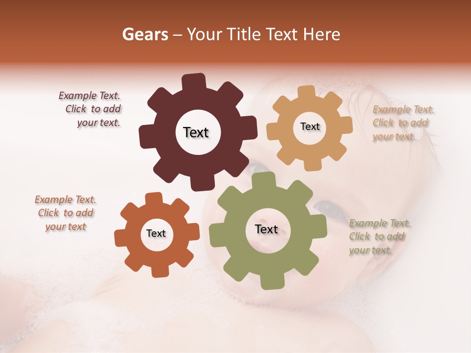 Toddler Boy Portrait PowerPoint Template