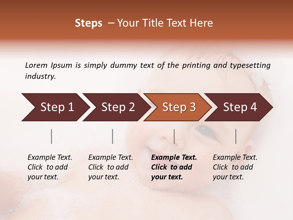 Toddler Boy Portrait PowerPoint Template