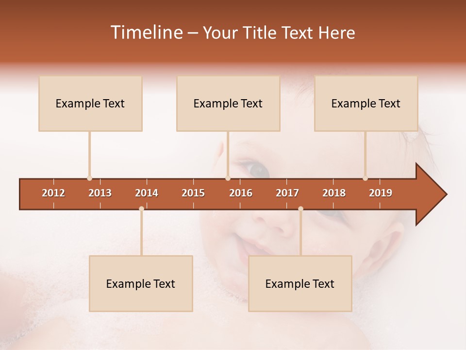 Toddler Boy Portrait PowerPoint Template