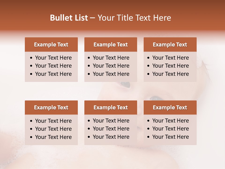 Toddler Boy Portrait PowerPoint Template