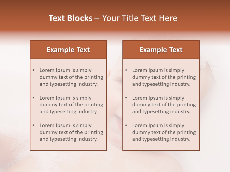 Toddler Boy Portrait PowerPoint Template