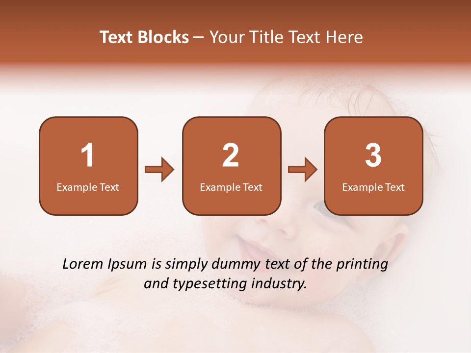 Toddler Boy Portrait PowerPoint Template