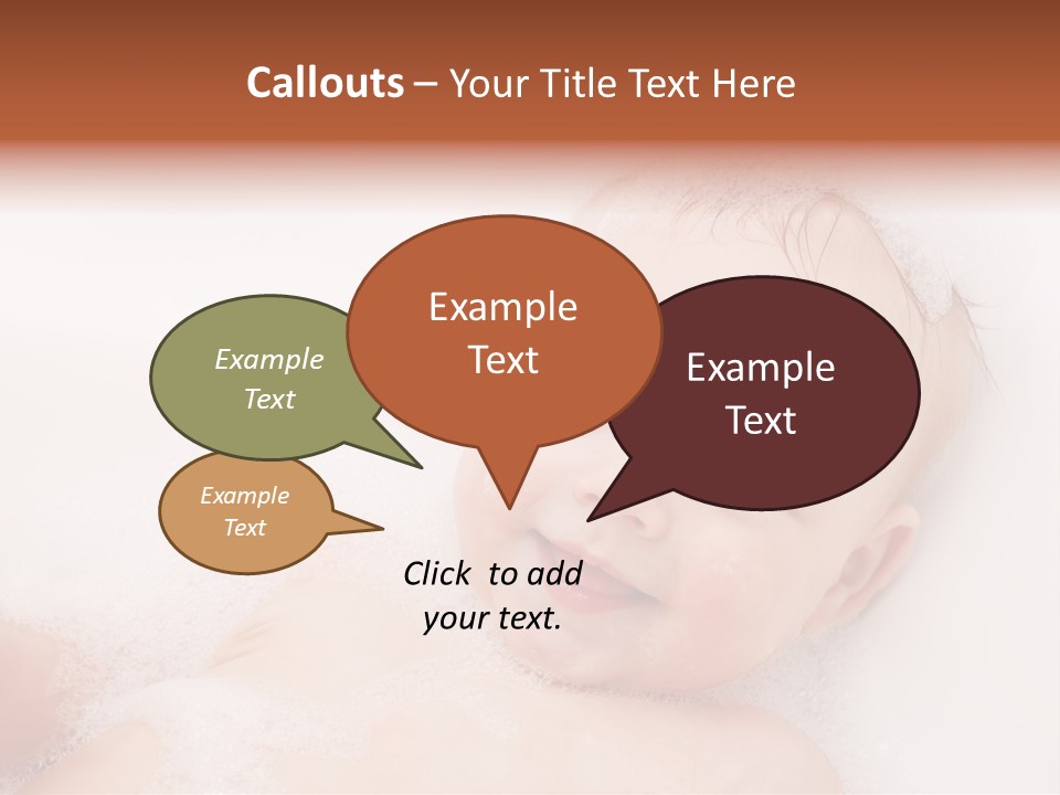 Toddler Boy Portrait PowerPoint Template