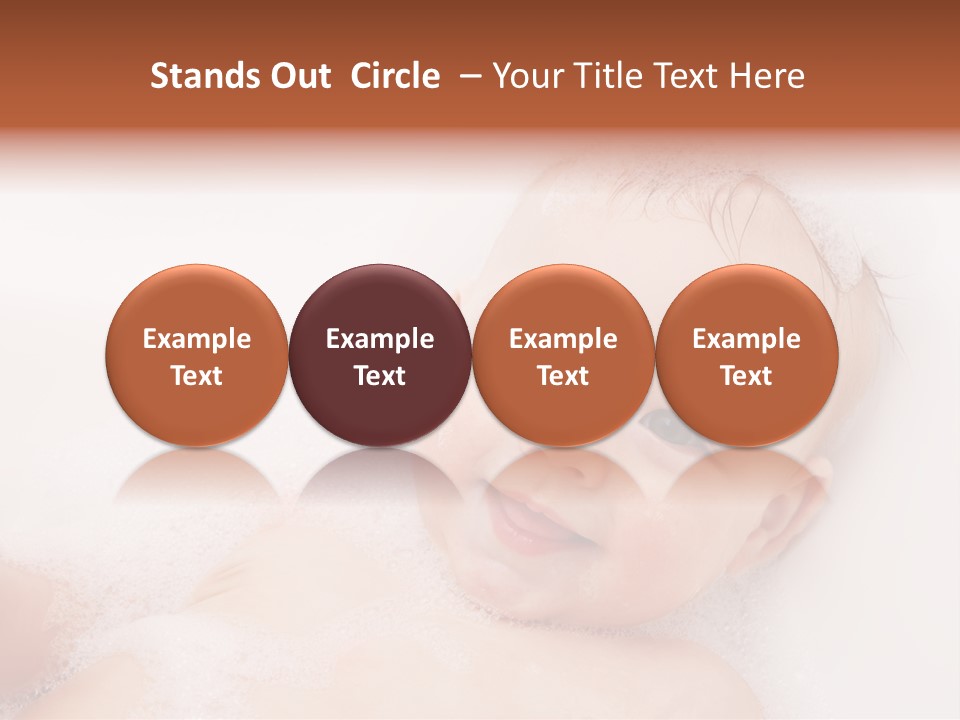 Toddler Boy Portrait PowerPoint Template