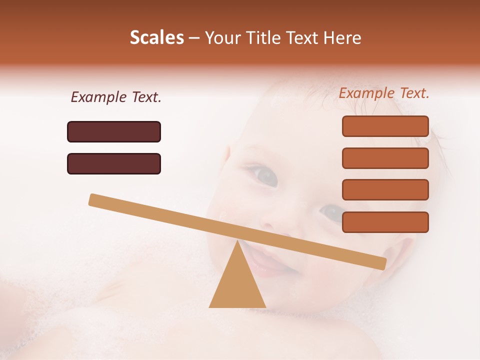 Toddler Boy Portrait PowerPoint Template