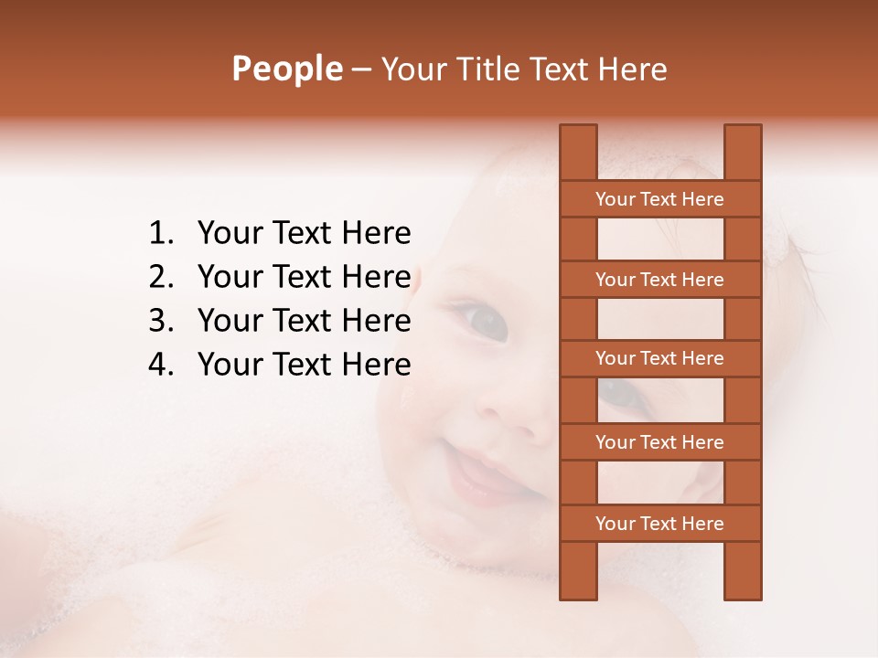 Toddler Boy Portrait PowerPoint Template