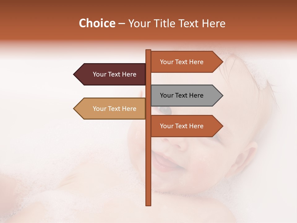 Toddler Boy Portrait PowerPoint Template