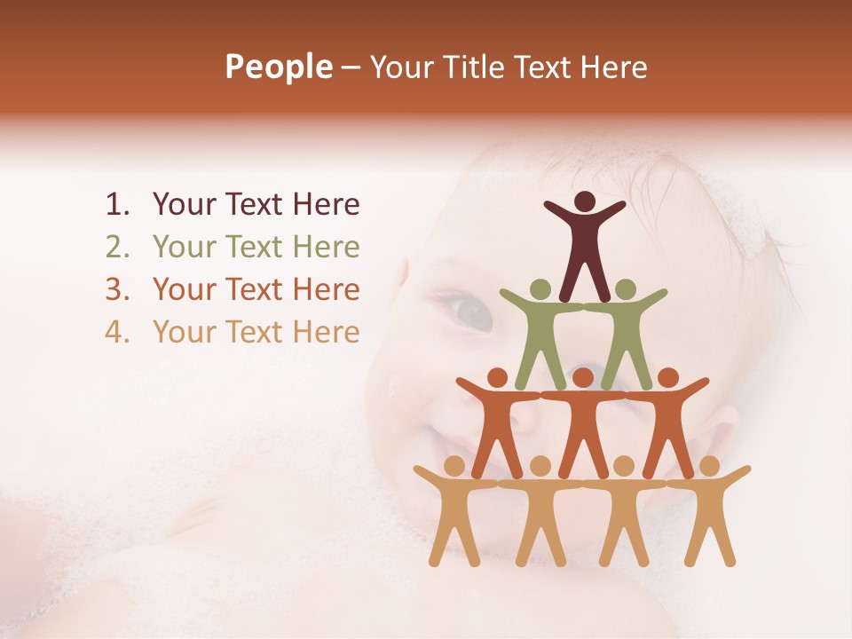 Toddler Boy Portrait PowerPoint Template