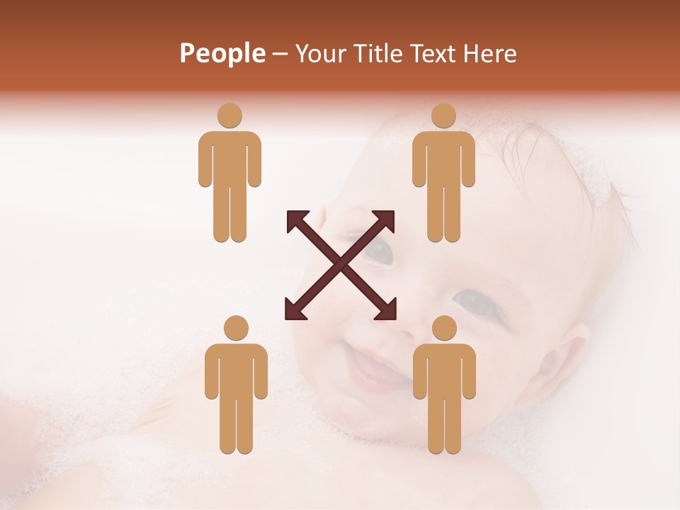 Toddler Boy Portrait PowerPoint Template