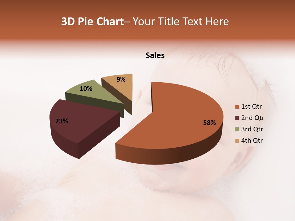 Toddler Boy Portrait PowerPoint Template