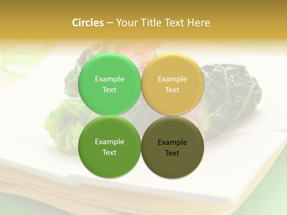 Closeup Filled Cooked PowerPoint Template