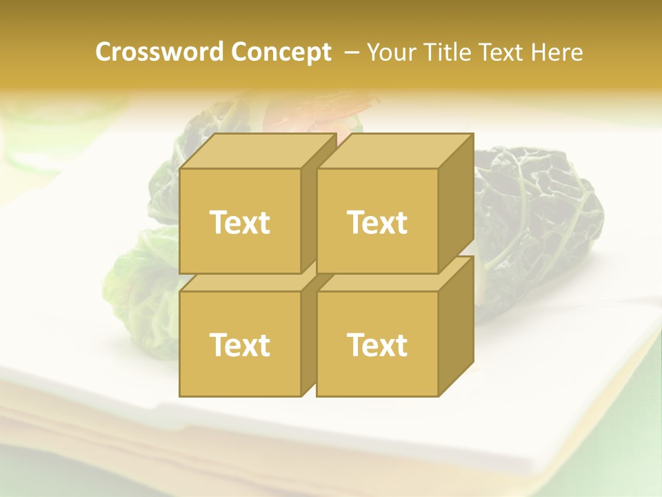 Closeup Filled Cooked PowerPoint Template