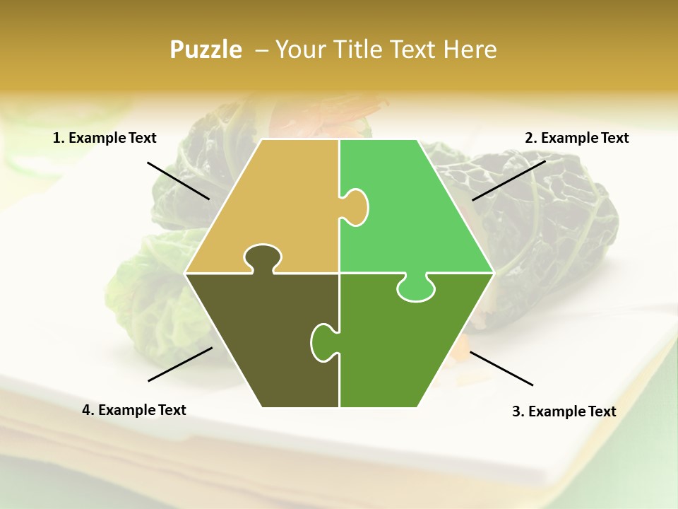 Closeup Filled Cooked PowerPoint Template