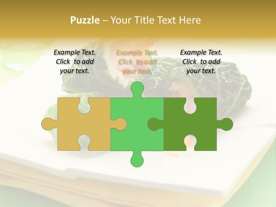 Closeup Filled Cooked PowerPoint Template