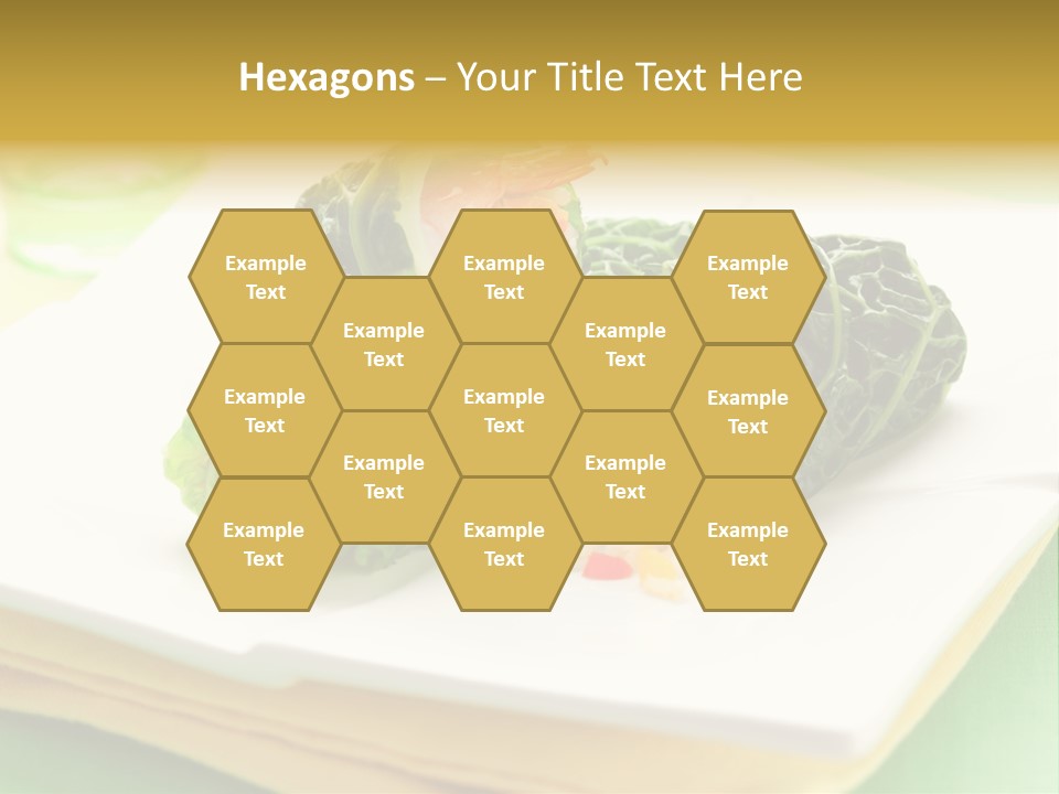 Closeup Filled Cooked PowerPoint Template