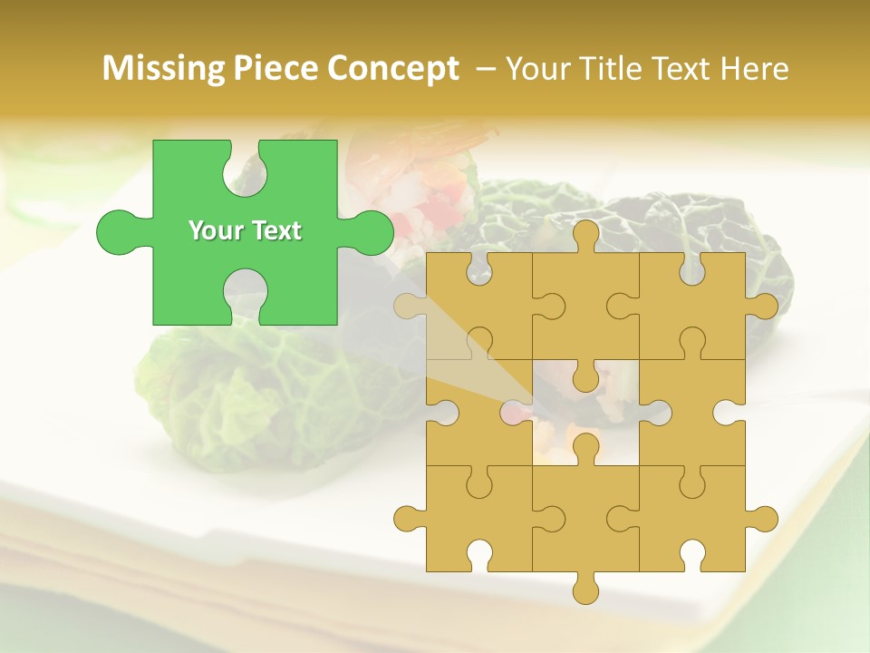 Closeup Filled Cooked PowerPoint Template