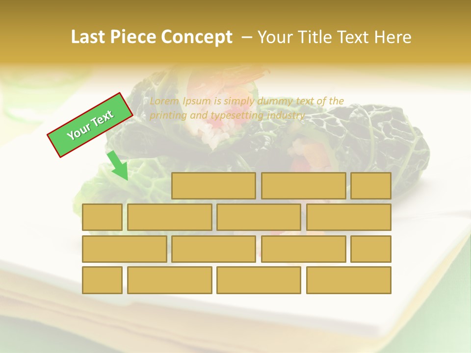 Closeup Filled Cooked PowerPoint Template