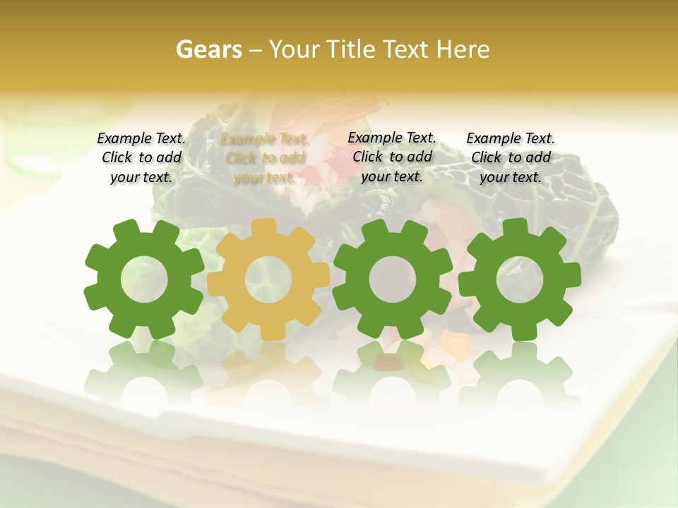 Closeup Filled Cooked PowerPoint Template