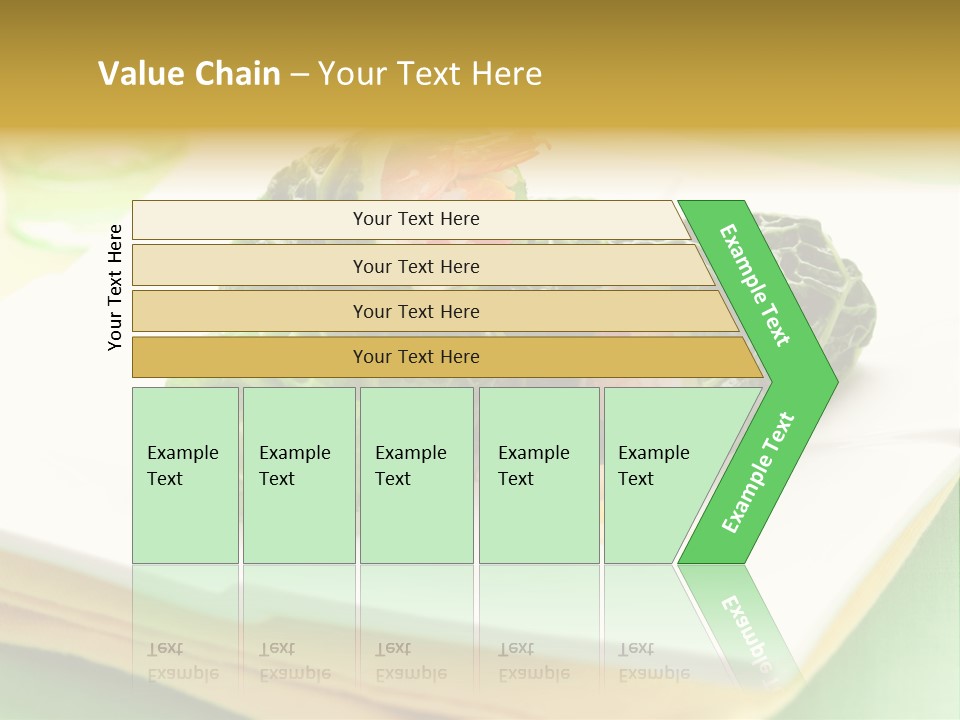 Closeup Filled Cooked PowerPoint Template