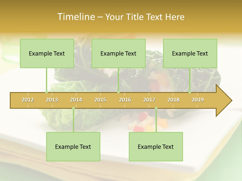 Closeup Filled Cooked PowerPoint Template