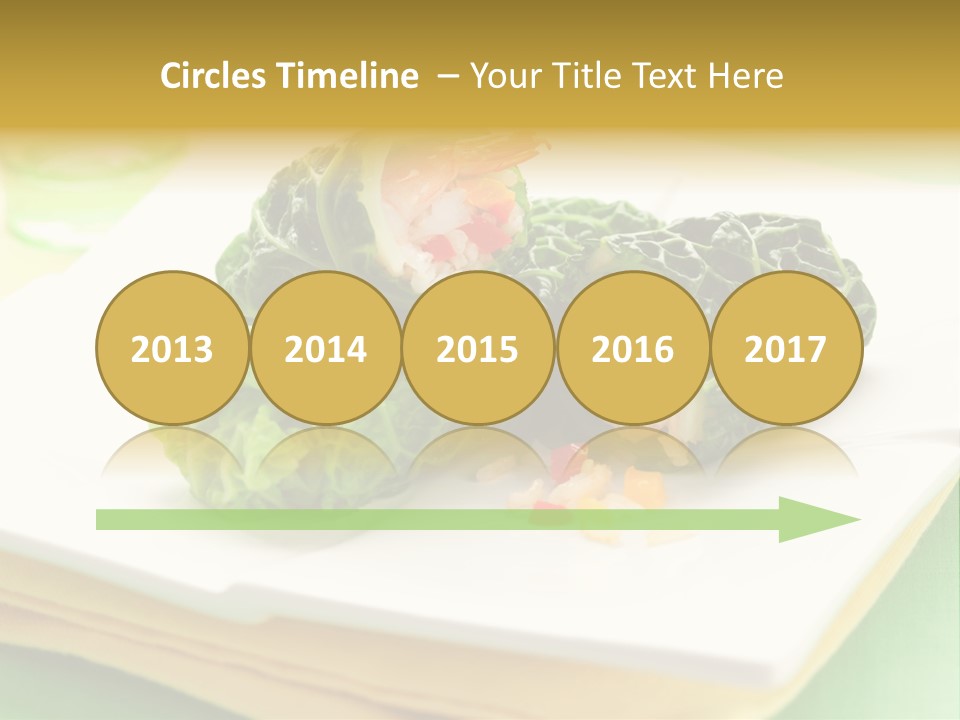 Closeup Filled Cooked PowerPoint Template