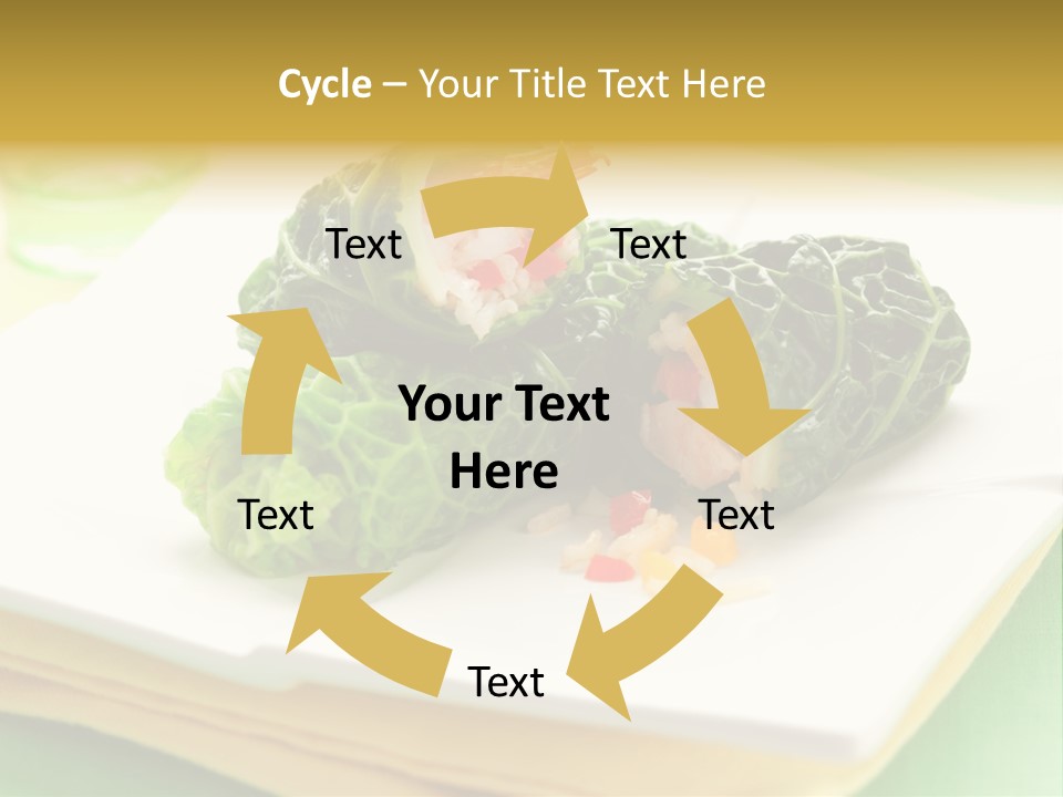 Closeup Filled Cooked PowerPoint Template