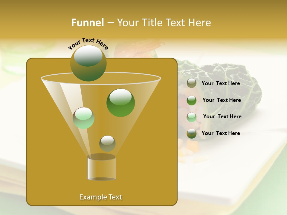 Closeup Filled Cooked PowerPoint Template