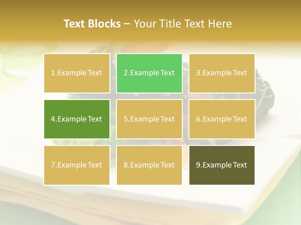 Closeup Filled Cooked PowerPoint Template