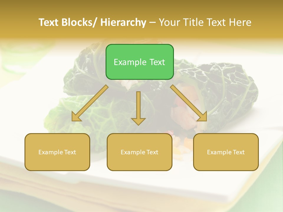 Closeup Filled Cooked PowerPoint Template