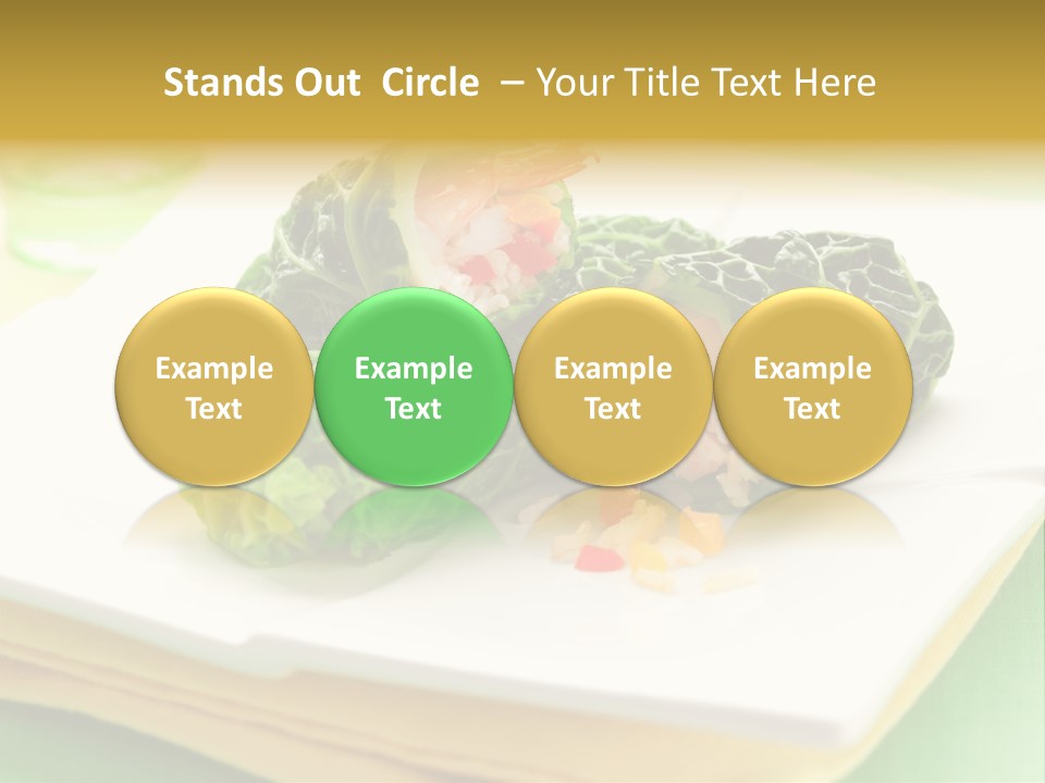 Closeup Filled Cooked PowerPoint Template