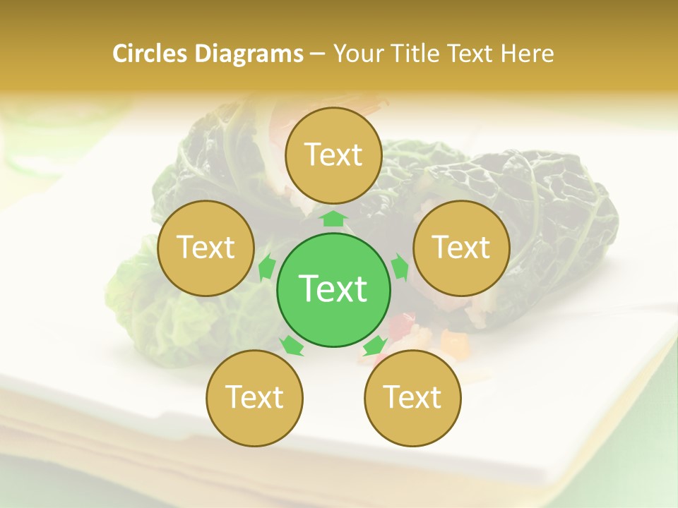 Closeup Filled Cooked PowerPoint Template