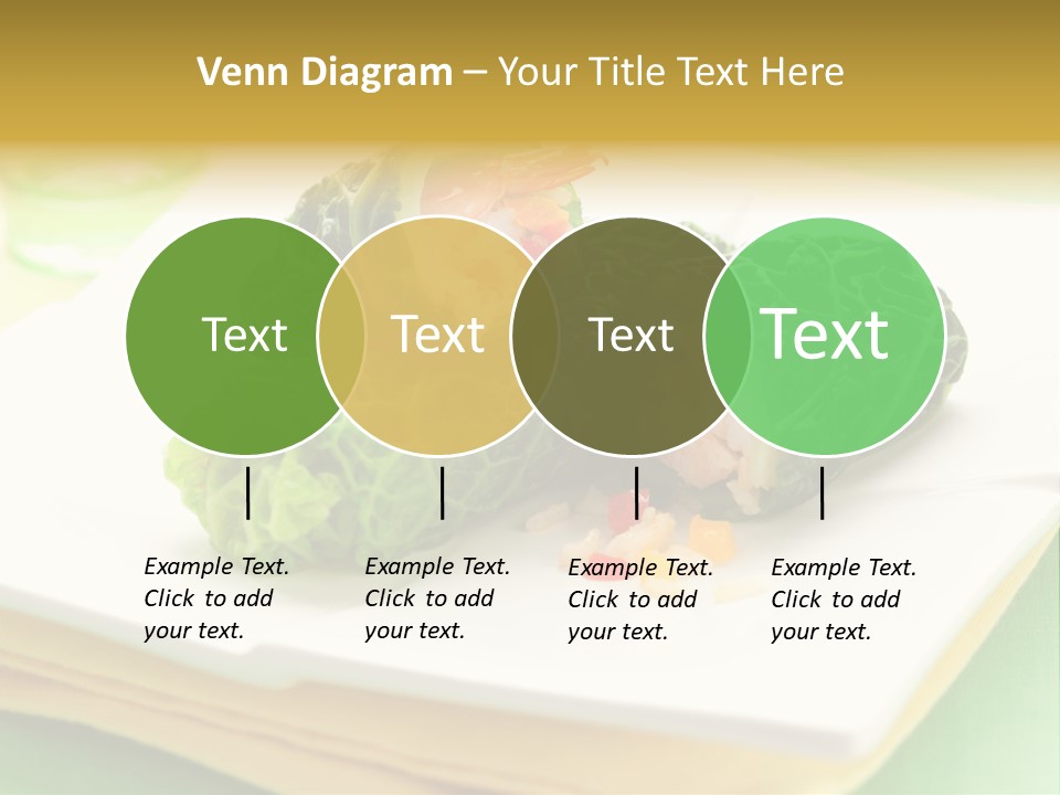 Closeup Filled Cooked PowerPoint Template