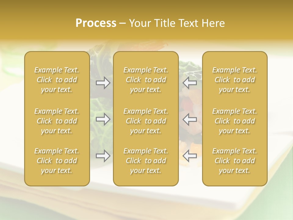 Closeup Filled Cooked PowerPoint Template