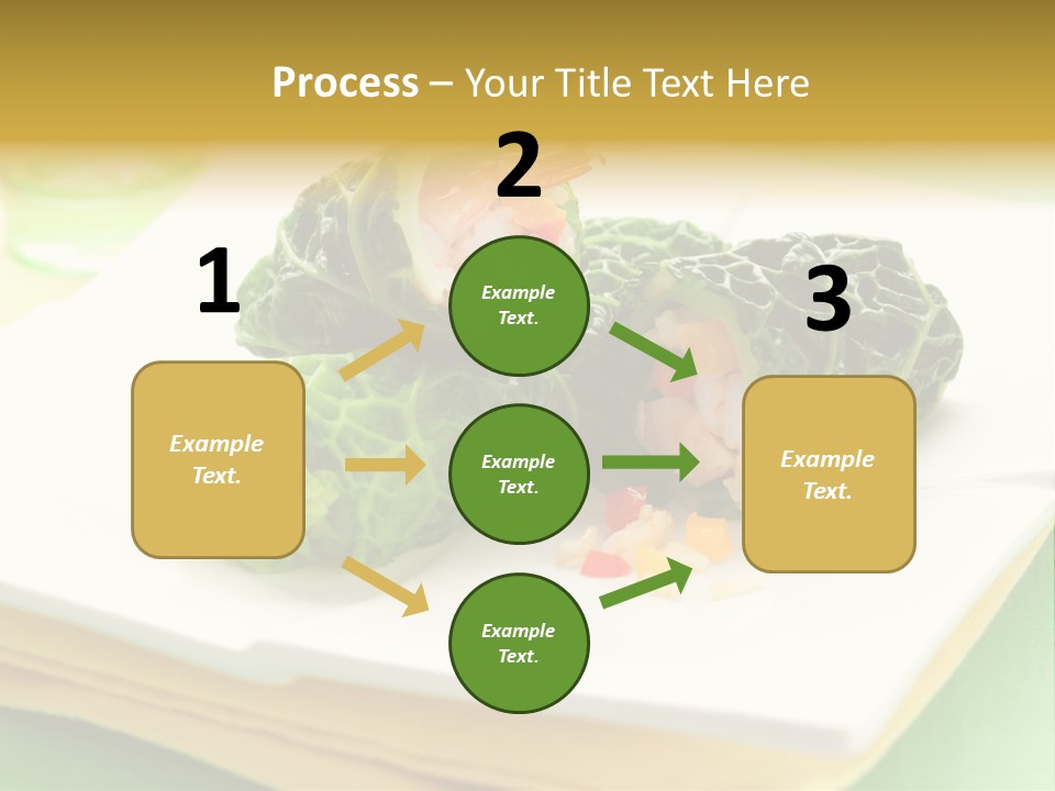 Closeup Filled Cooked PowerPoint Template