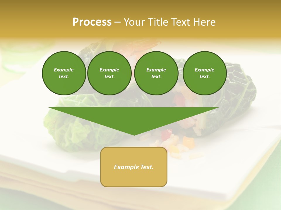 Closeup Filled Cooked PowerPoint Template