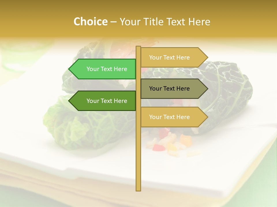 Closeup Filled Cooked PowerPoint Template