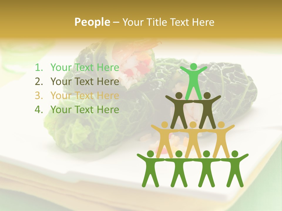 Closeup Filled Cooked PowerPoint Template