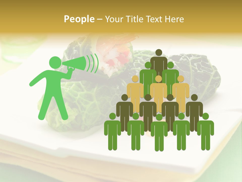 Closeup Filled Cooked PowerPoint Template